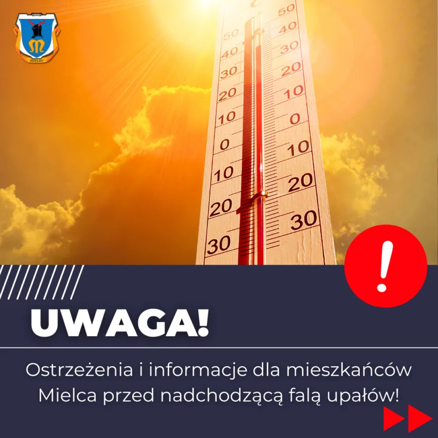 Zalecenia dla mieszkańców Mielca w obliczu nadchodzących upałów