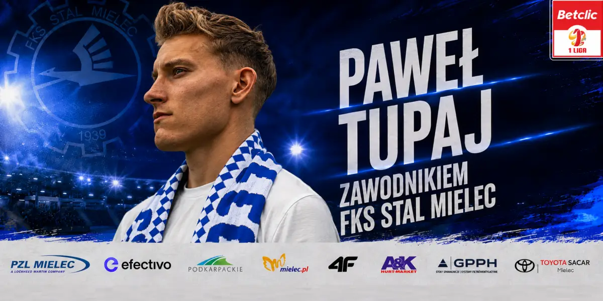 Nowy zawodnik FKS Stal Mielec - Paweł Tupaj