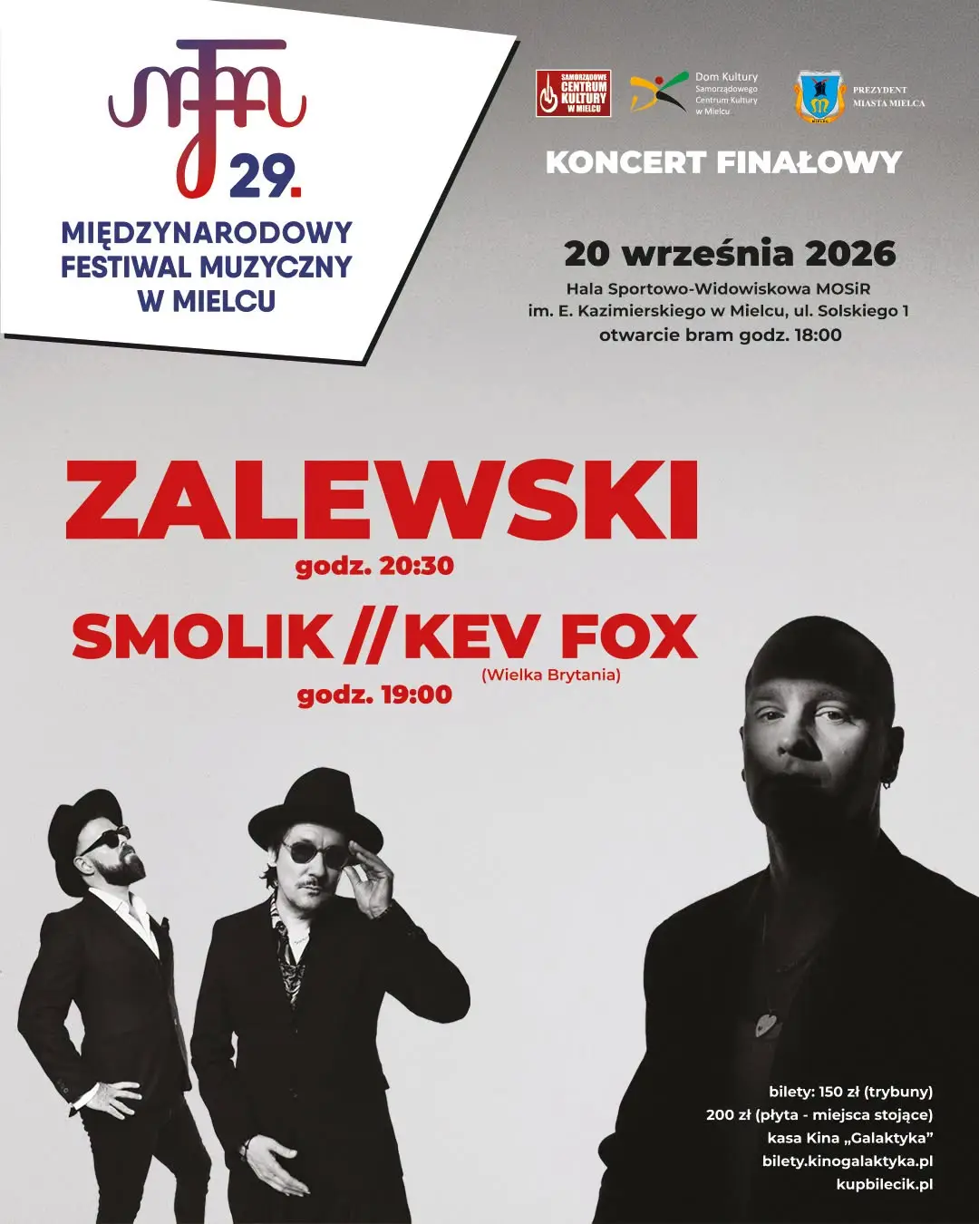 Finał 29. Międzynarodowego Festiwalu Muzycznego w Mielcu zaplanowany na 20 września