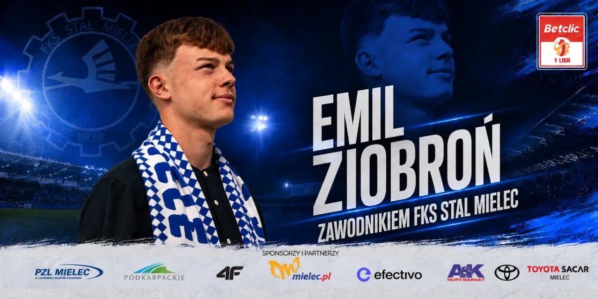 Emil Ziobroń podpisał profesjonalny kontrakt ze Stalą Mielec