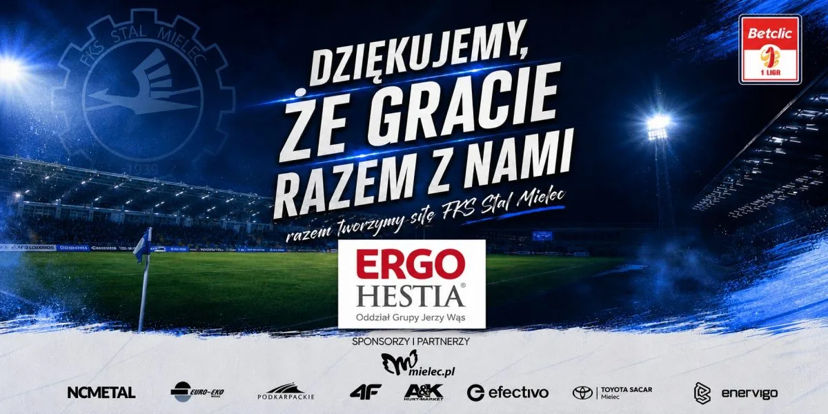 ERGO Hestia Jerzy Wąs nowym sponsorem FKS Stal Mielec