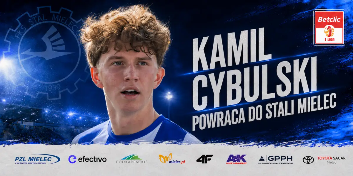 Kamil Cybulski wraca do Stali Mielec na zasadzie wypożyczenia