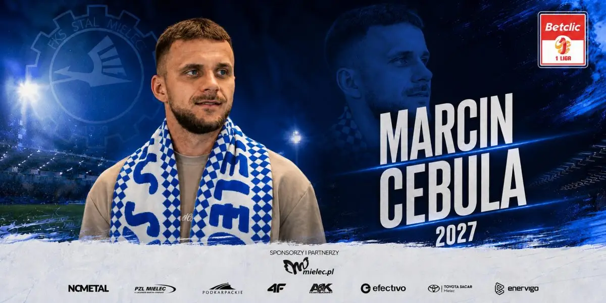 Marcin Cebula dołącza do Stali Mielec