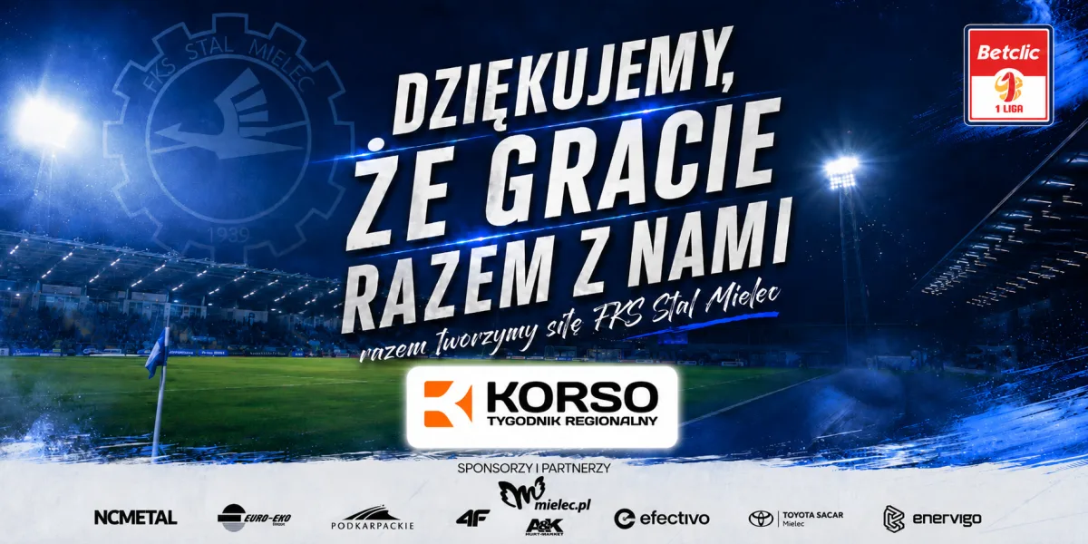 Tygodnik Regionalny Korso kontynuuje współpracę z FKS Stal Mielec