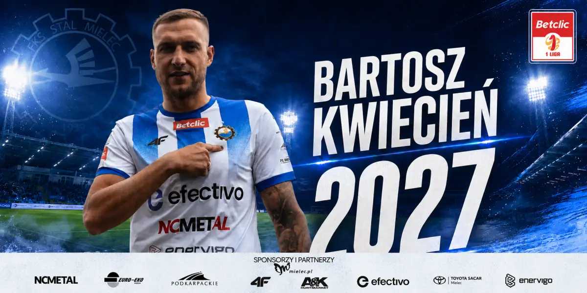 Bartosz Kwiecień dołącza do Stali Mielec
