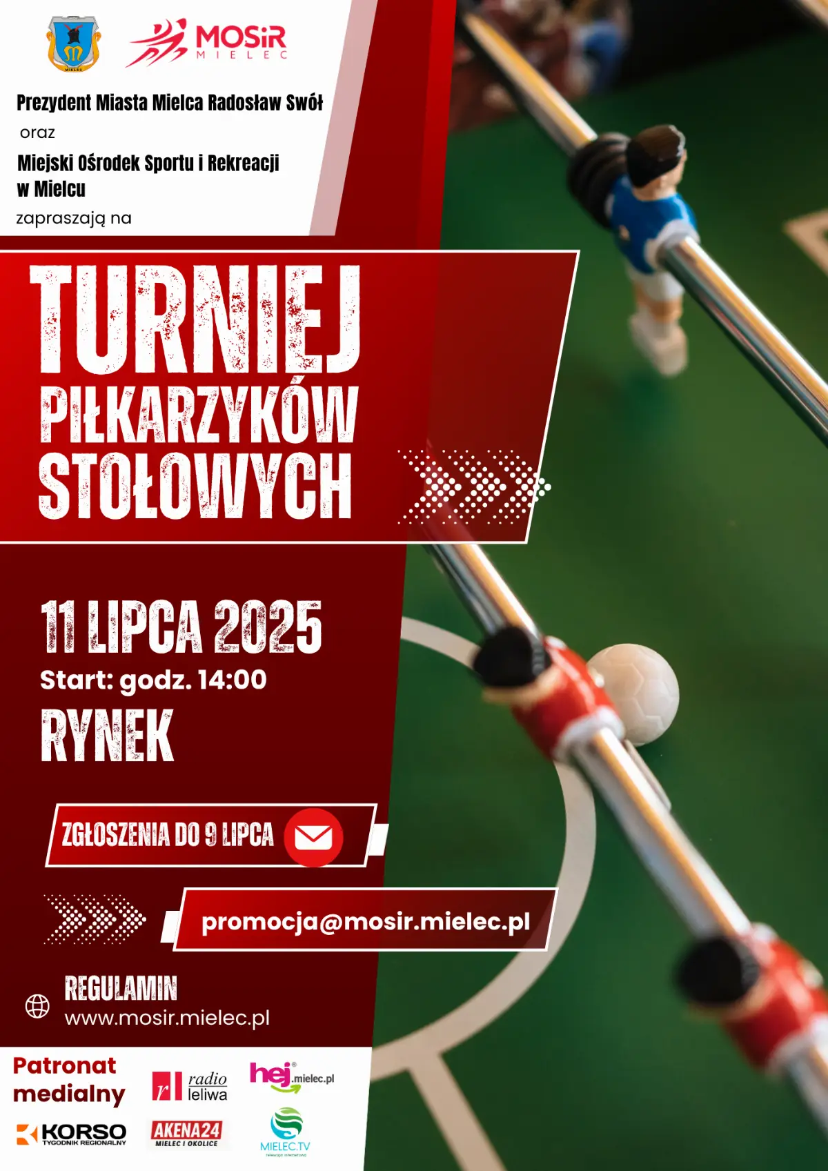 II Turniej Piłkarzyków Stołowych o Puchar Prezydenta Mielca