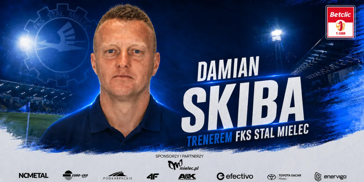 Damian Skiba nowym trenerem FKS Stal Mielec