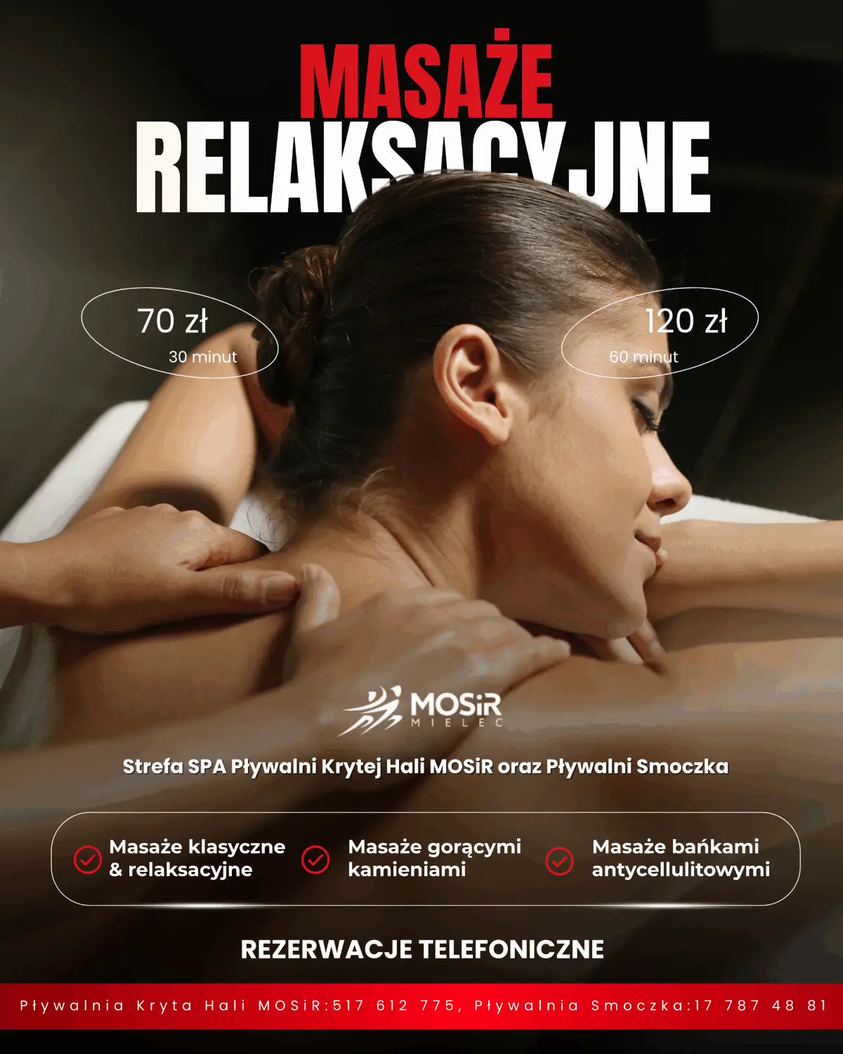 Profesjonalne masaże relaksacyjne w Mielcu