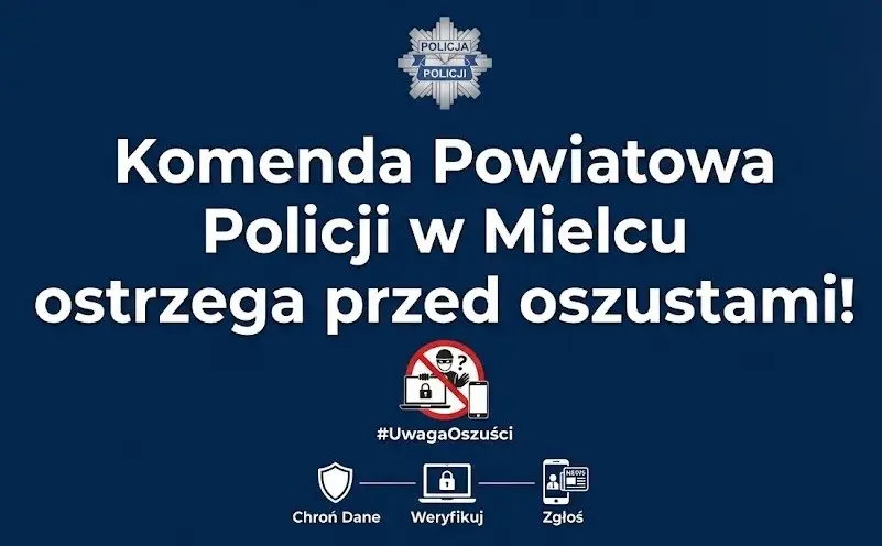 Apel mieleckiej policji dotyczący cyberprzestępczości
