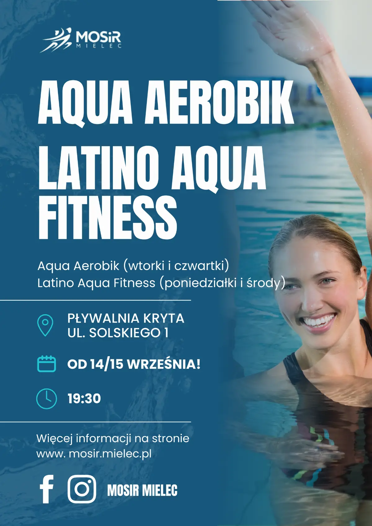 Zajęcia Aqua Aerobik i Latino Aqua Fitness w Mielcu