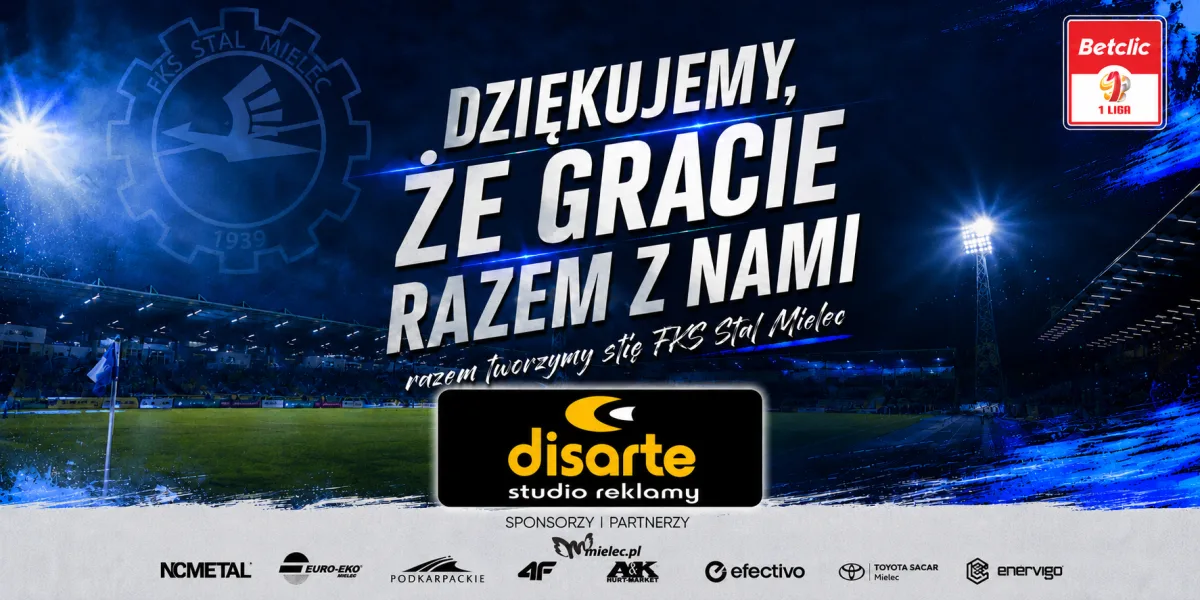Disarte dołącza do grona sponsorów FKS Stal Mielec