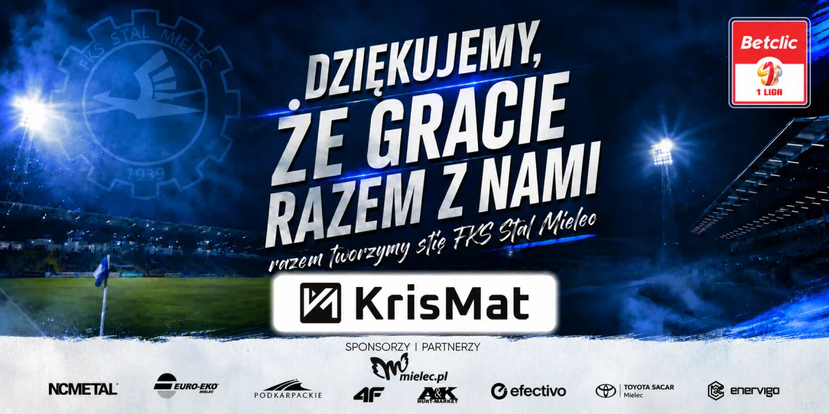 Firma Kris-Mat kontynuuje współpracę ze Stalą Mielec
