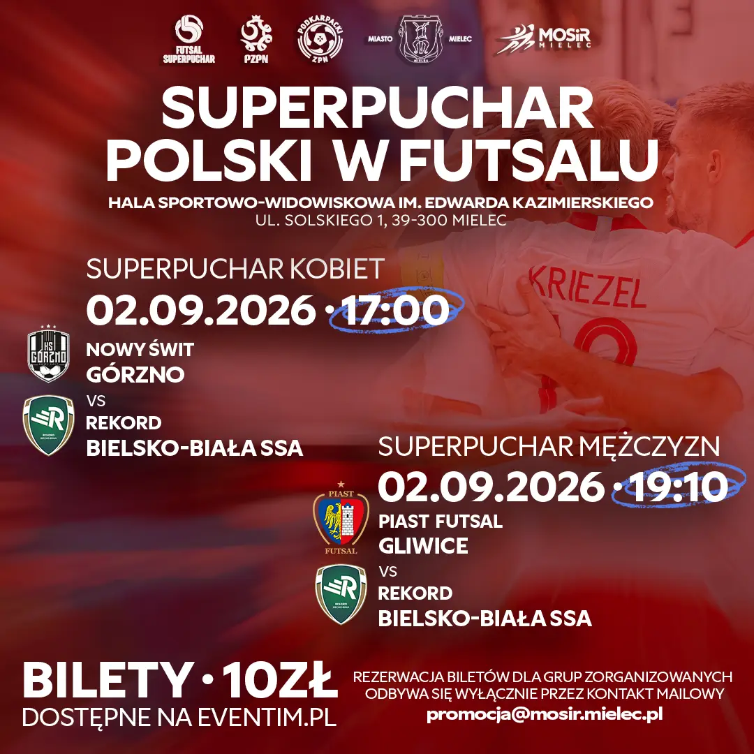 Superpuchar Polski w futsalu już w Mielcu