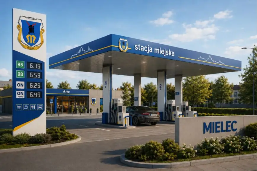 Mielec planuje uruchomienie miejskiej stacji paliw, pierwsze tankowanie w 2027 roku