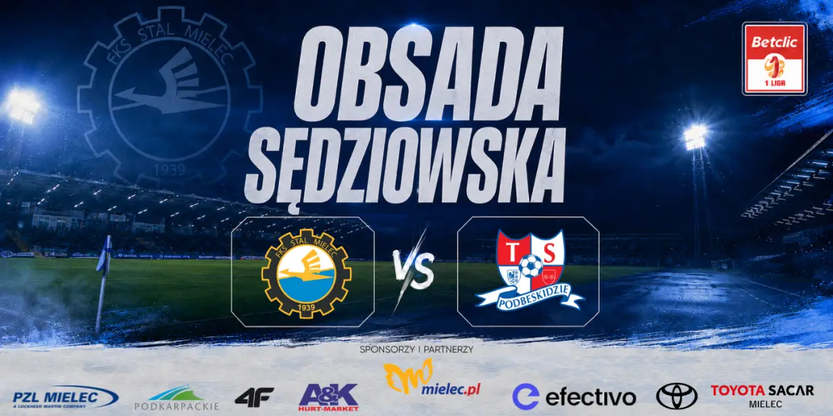 Sędziowie meczu Stali Mielec z Podbeskidziem Bielsko-Biała