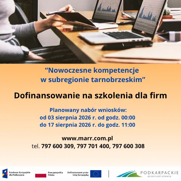 Nabór do projektu szkoleń dla firm rozpocznie się 3 sierpnia 2026 roku