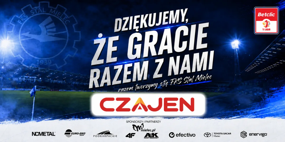 Firma Czajen kontynuuje sponsoring FKS Stal Mielec