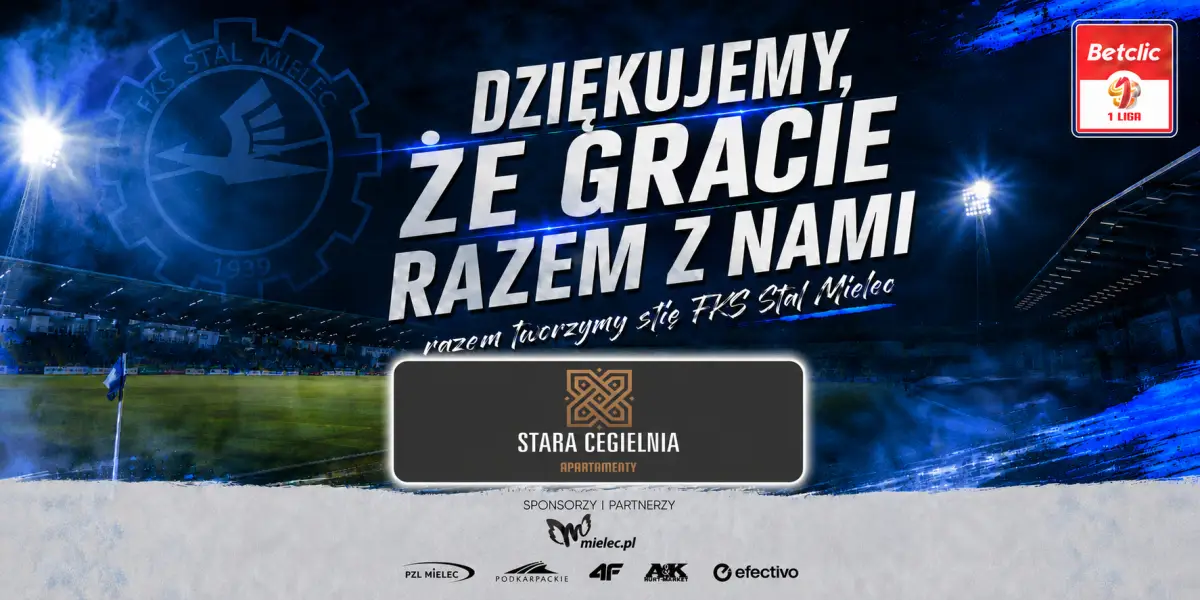 STARA CEGIELNIA SP. z o.o. kontynuuje sponsoring Stali Mielec
