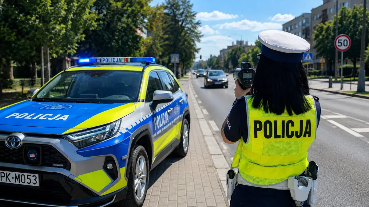 Kierowca Volkswagena stracił prawo jazdy za nadmierną prędkość