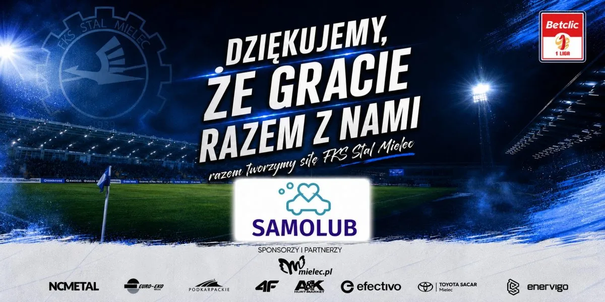 Firma SAMOLUB kontynuuje sponsoring FKS Stal Mielec