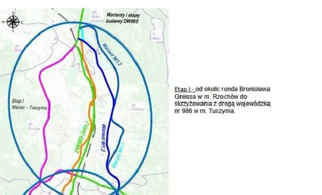 Raport PZDW dotyczący budowy drogi Mielec – Dębica