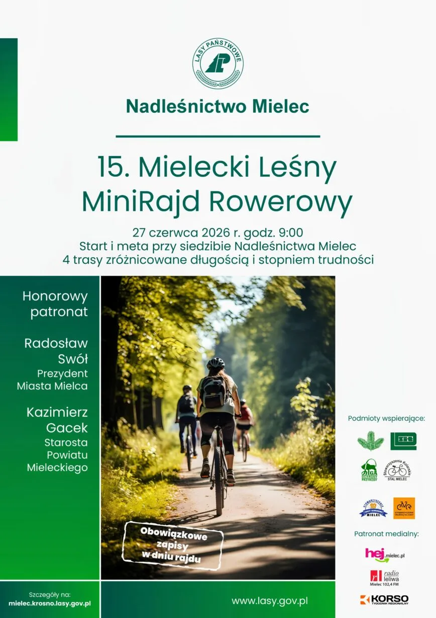 15. Mielecki Leśny MiniRajd Rowerowy