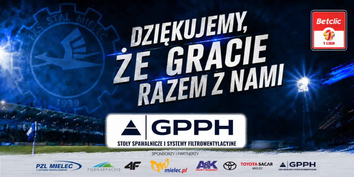 GPPH dołącza do grona głównych sponsorów FKS Stal Mielec