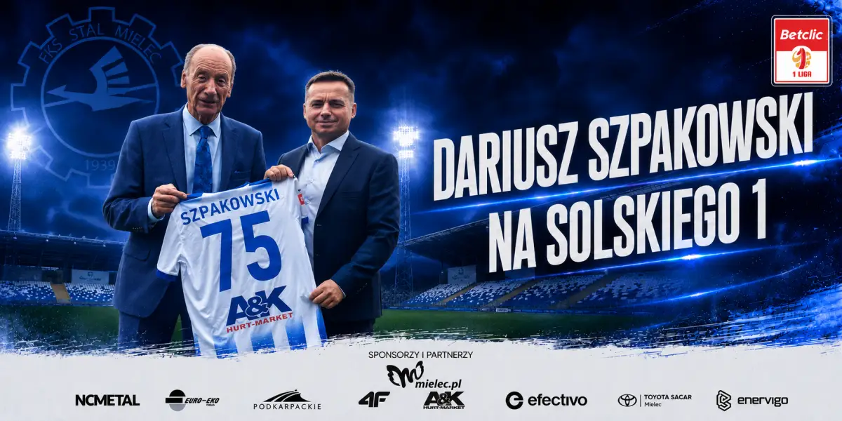 Dariusz Szpakowski odwiedził stadion FKS Stal Mielec